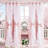 Double Layer Bow Curtains With Ruffle Sheer Overlay, Shabby Chic Room Darkening Drapes For Bedroom And Living Room, Blackout And Privacy Window Treatments-436123967-436124113