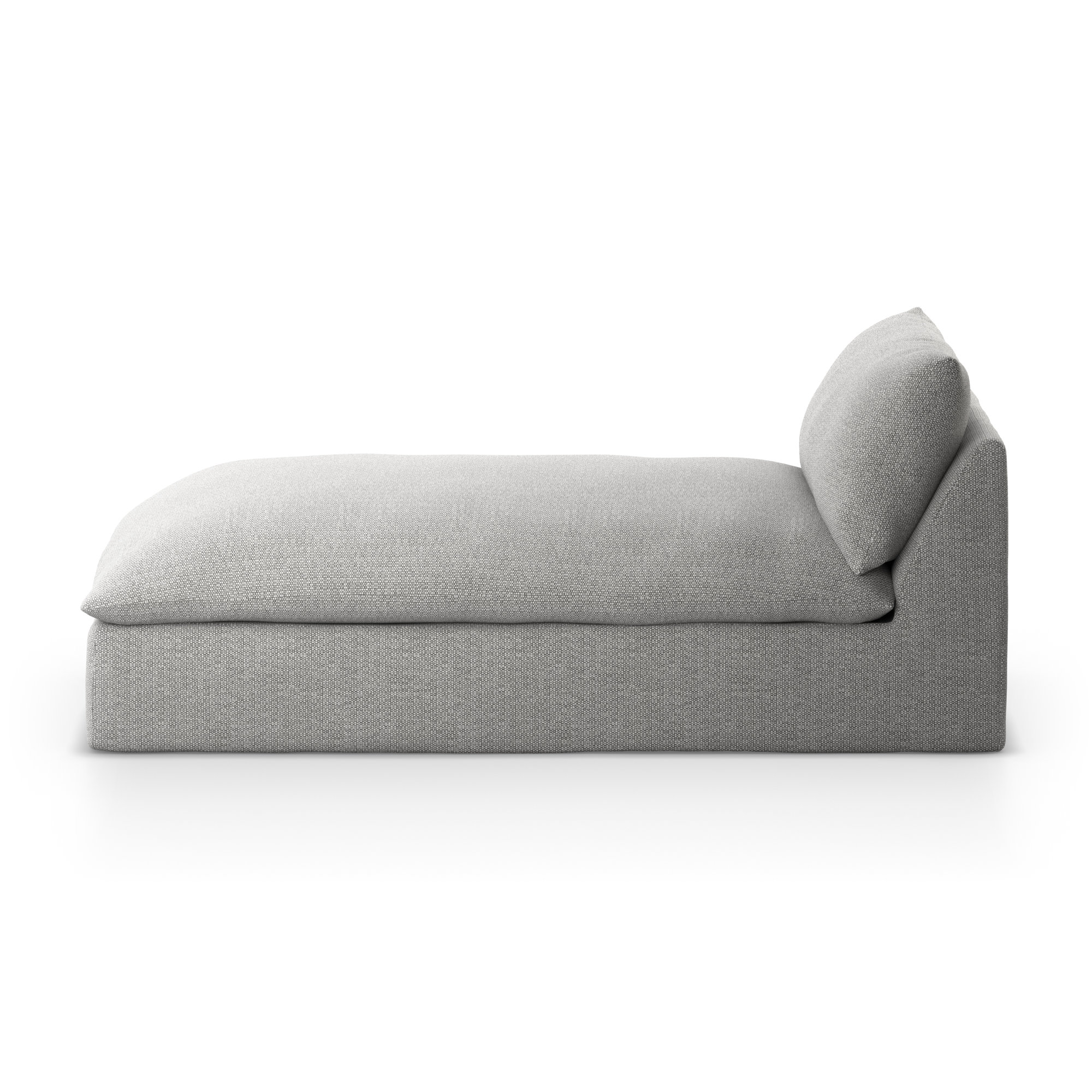 Argent 37'' Outdoor Chaise Lounge, Ash