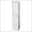 Armoire de cuisine autoportante polyvalente blanche avec tablettes réglables et beaucoup de rangement pour la vie organisée