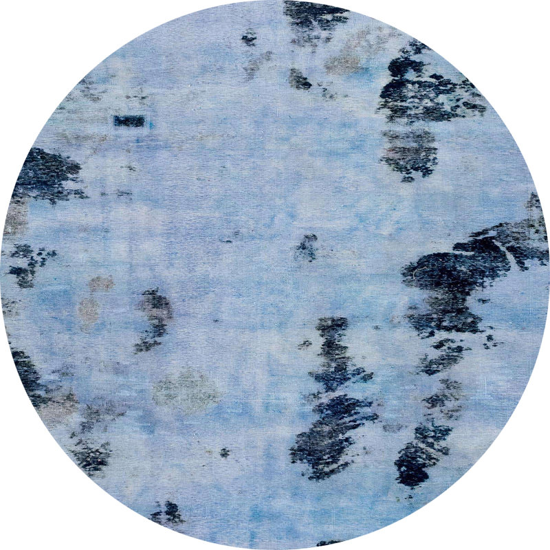 Tapis abstrait moderne 1959, Rond 6 pi