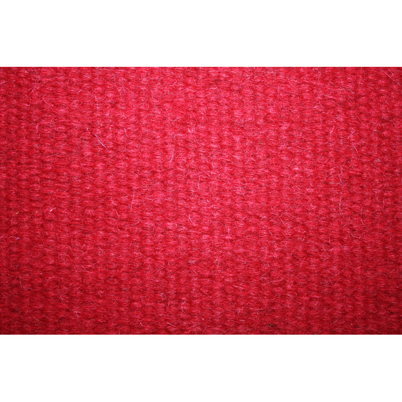 Deatherage Solid Colour Wool Hand Woven Area Rug, Rectangle 200 x 300cm