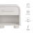 Rayshawn Curved 1-Drawer Nightstand in White Matte-1890327648