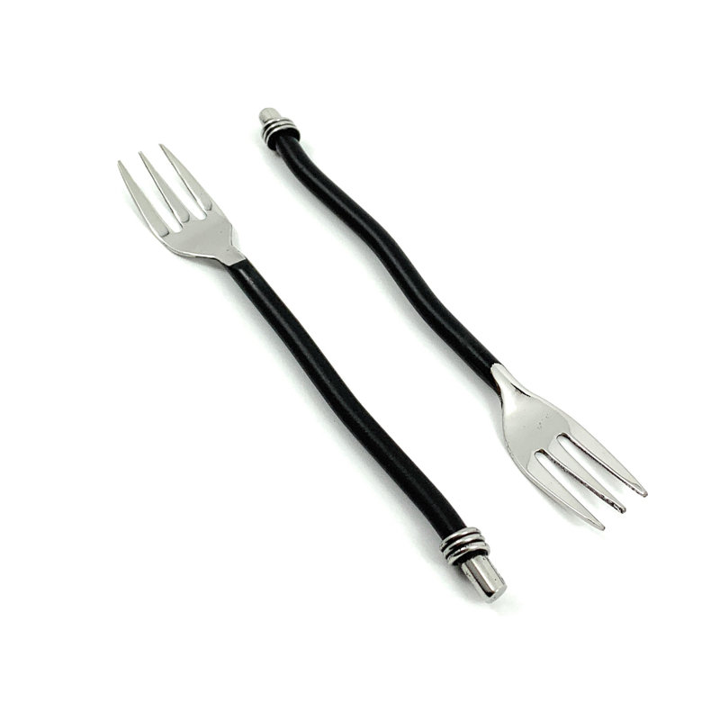 Fourchette à salade à poignée torsadée Jovan