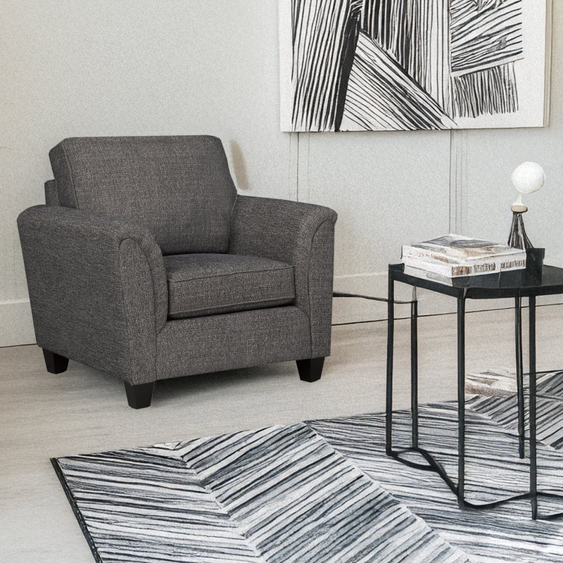 Chaise en tissu Belknap, gris anthracite, Gris anthracite