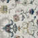 Nekiesha Ivory/Blue Floral Traditional Indoor Performance Area Rug