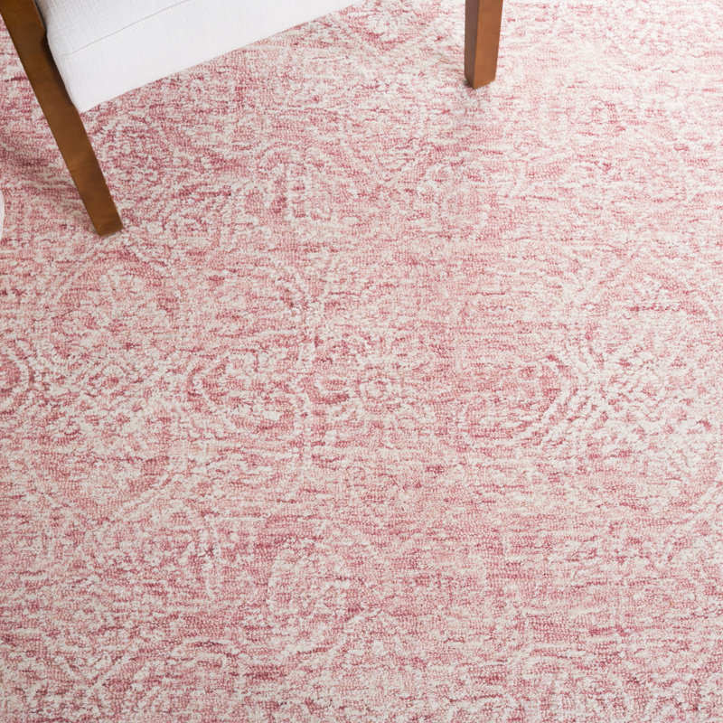 Tapis uni en laine et en coton touffeté à la main Irondale, Rectangle 3 pi x 5 pi
