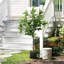 Laurier artificiel, plante en pot de 90 cm de haut avec base lestée, pour la décoration intérieure du salon ou du bureau.