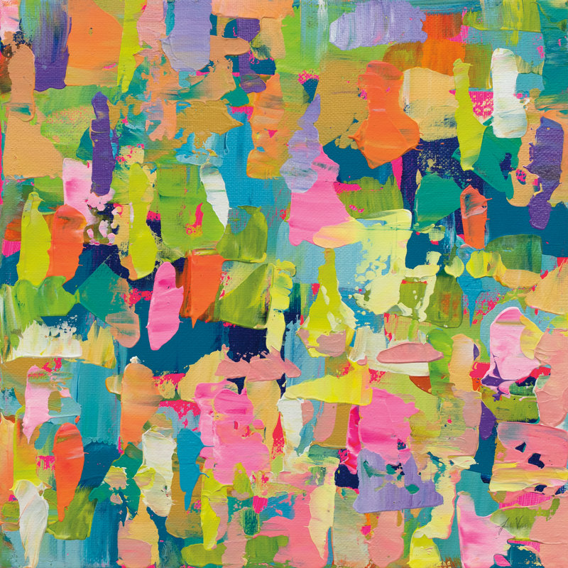 High Spirits by Jeanette Vertentes - Wrapped Canvas Painting, 91cm H x 91cm W