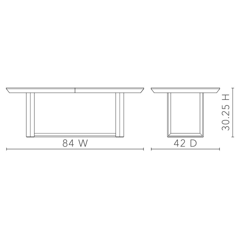 Finn Dining Table, Sand