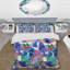 Ensemble de housse de couette Blue Veronica Flower - Cabin & Lodge-918879236