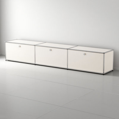 Modular Metal Office Storage Cabinet With Adjustable Shelves