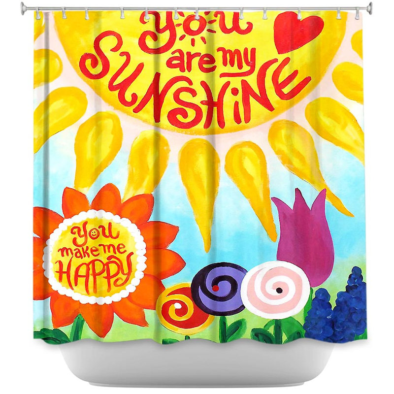Rideau de douche à un seul soleil