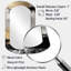 Minimal Joy en noir et or III - formes asymétriques abstraites - grand miroir mural moderne-107247189