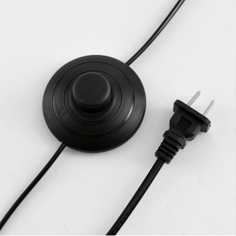 Lampes sur pied en fer noir, Black