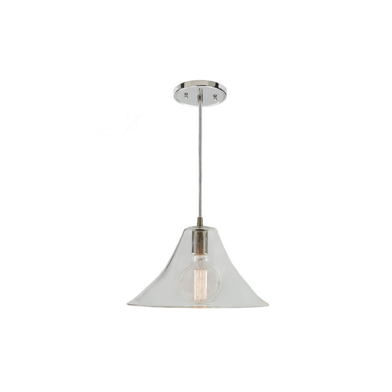 Baptiste 1 - Light Single Pendant, Pewter