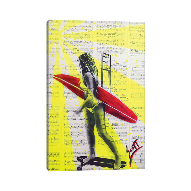 Sun - Wrapped Canvas Print, 101.6 cm H x 66.04 cm W x 1.91 cm D