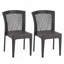 Outdoor PE Rattan Side Dining Chairs