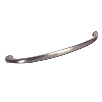 11-5/16" Curved Pull Brushed Nickel