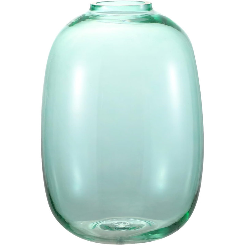 Glass Table Vase, Teal