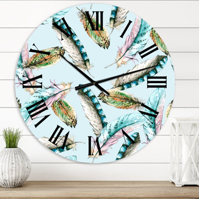Horloge murale bohème et éclectique