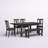 Katarina Extendable Four Leg Dining Set