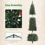 Arbre de Noël 5 pi avec crayons argentés et paillettes argentées-2028365711