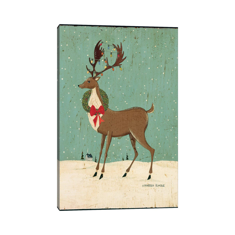 «Winter Dear II», reproduction d'art sur toile tendue