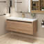 Meuble-lavabo simple 47,2 po avec plateau en résine Khylin-1467735176