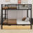 Metal Convertible Bunk Bed With Drawers