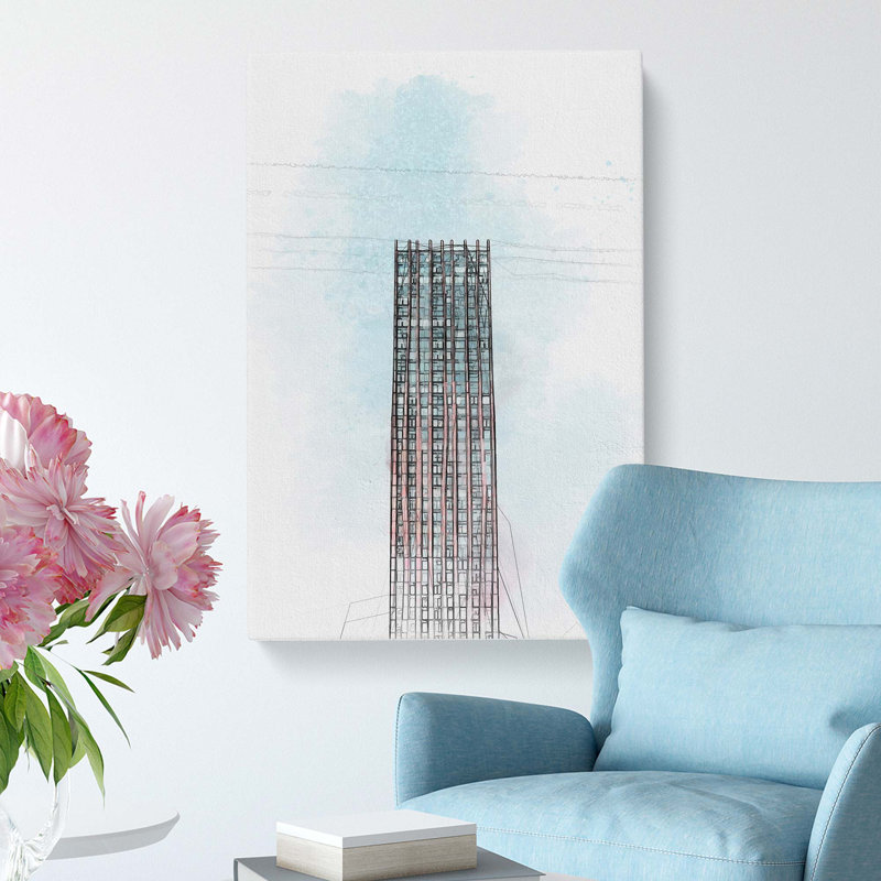 Sketching The Architecture Vol.43 - Wrapped Canvas, 60cm H x 40cm W x 3cm D