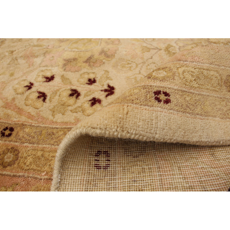 Dixion One-of-a-Kind 8' X 10'2" 2010s Wool Area Rug in Cream