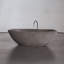 75" x 40" Freestanding Soaking Cement Bathtub-1595524163