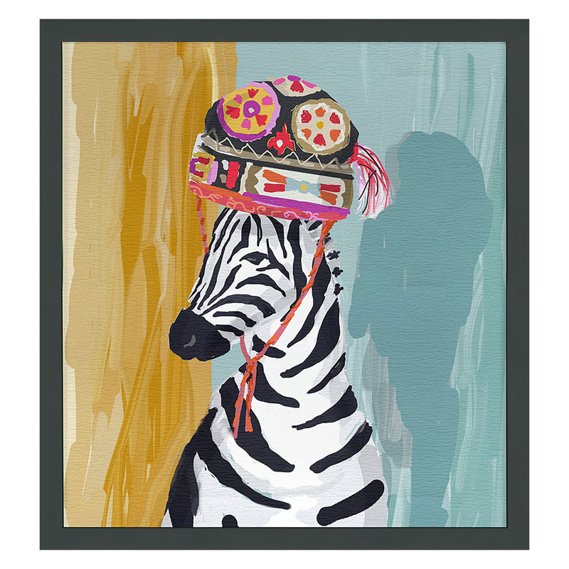 Zebra Print by Dana Gibson, Black