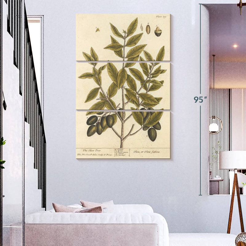 Keiri Olive Branch II, 38" H x 24" W