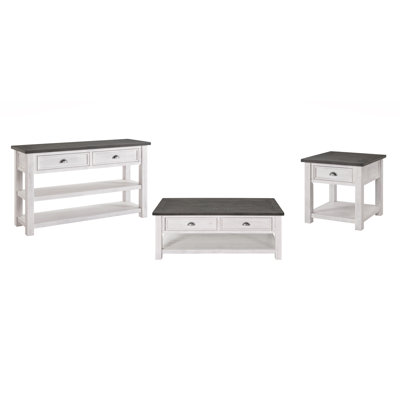 Ensemble de tables basses 3 pièces Holliman