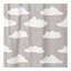 Rideau de douche en tissu iDesign avec motif de nuage résistant à l'eau-97851169