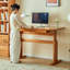 Bureau rectangulaire en bois massif Cerise-897419549