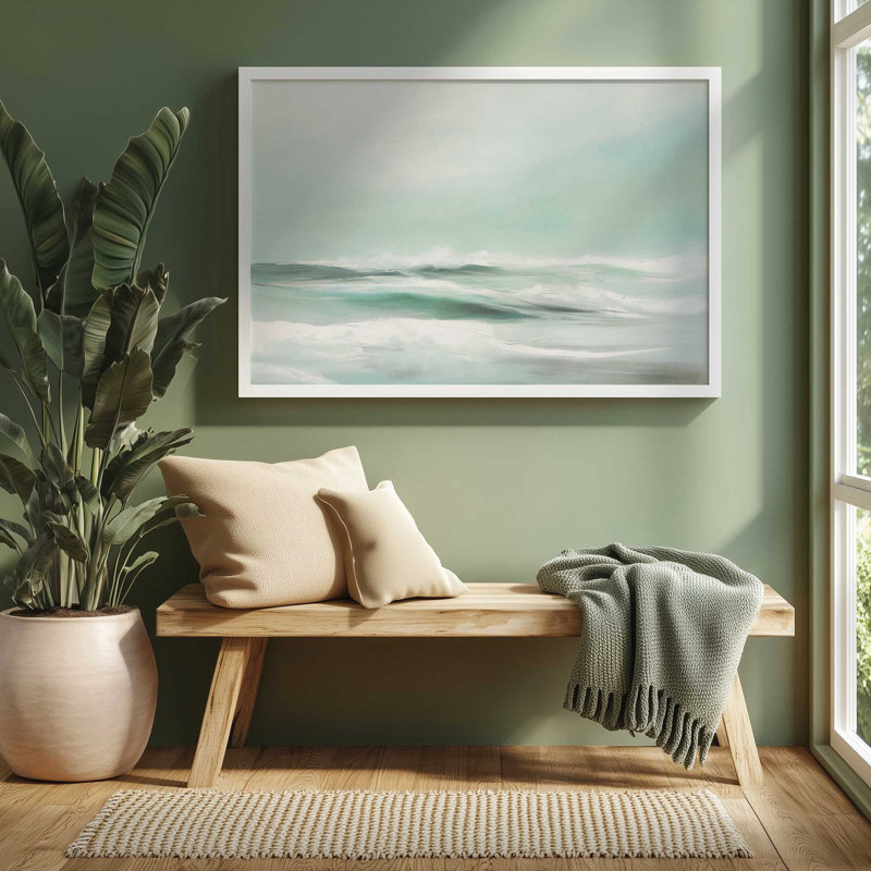 Serene Swells II, Cadre photo simple or poli, H 19,25 po x l 25,25 po