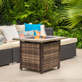 Endless Summer, The Quinn, 30" Square LP Gas Fire Pit