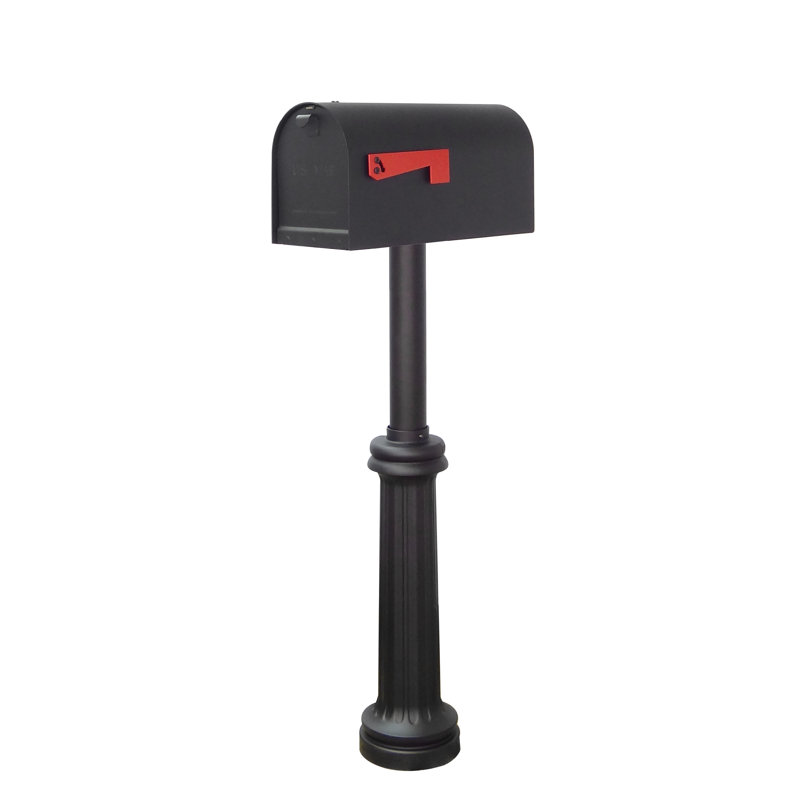 Boîte aux lettres avec poteau inclus trottoir Titan