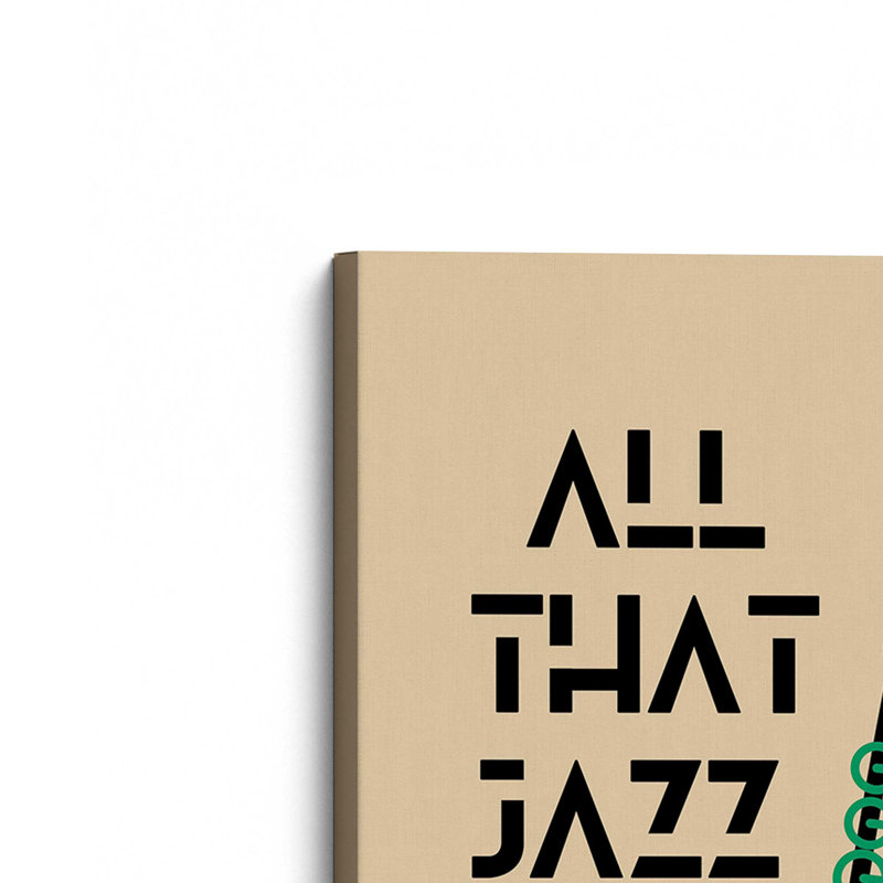 Toile tendue All That Jazz, H 36 po x l 24 po
