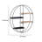 Khala 4 Piece Circle Solid Wood Accent Shelf-24897819