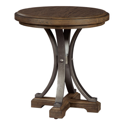 Pedestal End Table