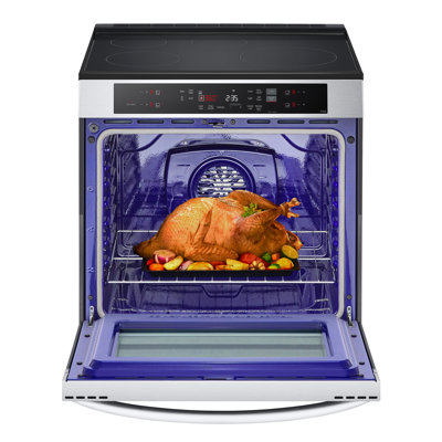 LG Smart Induction Slide-in Range with Convection and Air Fry, Print Proof Stainless Steel, 6.3 cu. ft.