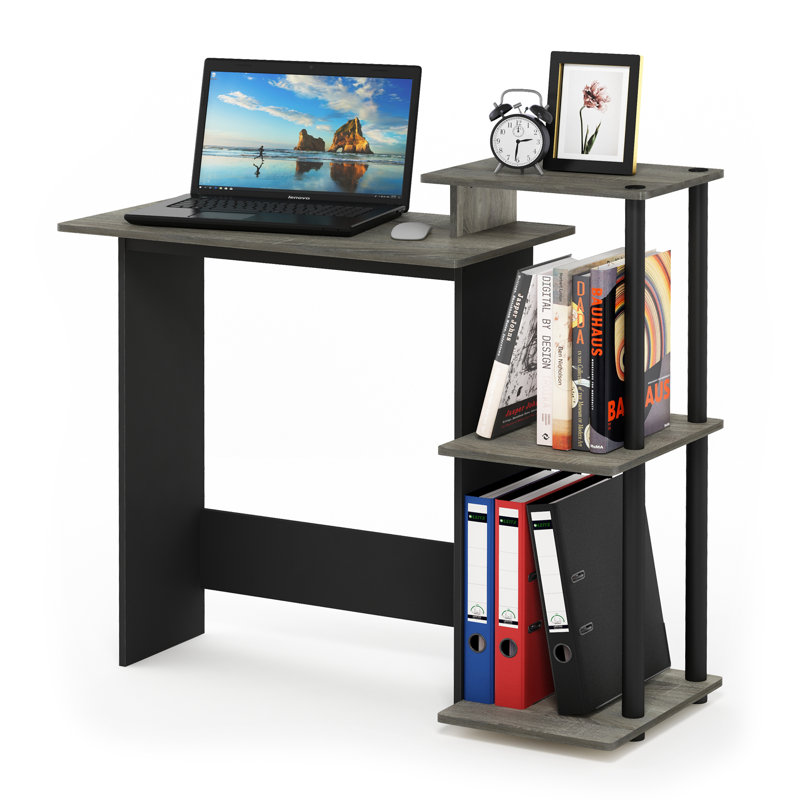 Surrency Rectangular Home Laptop Notebook Computer Desk, French Oak Grey