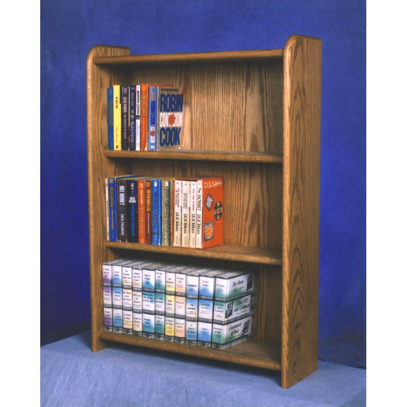 Rebrilliant Shelf-Style Wooden DVD/VHS Rack - 07 Series & Reviews | Wayfair