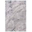 Tapis gris acrylique / viscose tissé à la machine à motif abstrait Houchins-521797858