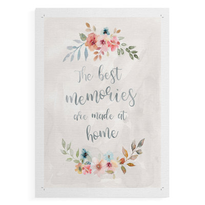 Souvenirs floraux - reproduction de toile seulement - non encadrée