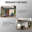 Retractable Patio Awning with Polyester Cover ,Door Canopy,Window Awning,Freestanding Awning-124606174-126123549
