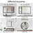 Erjola Chrome Dimmable Vanity Light-94828996